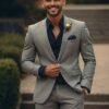 Traje Italiano Gris